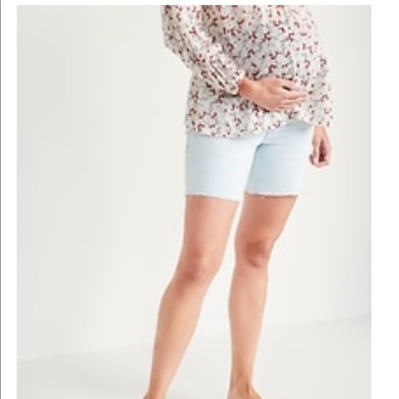 Old Navy Shorts 7 Inch Inseam Cutoff Maternity Shorts Poshmark